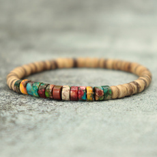 Handmade, turquoisebracelet, woodbracelet, Jewelry