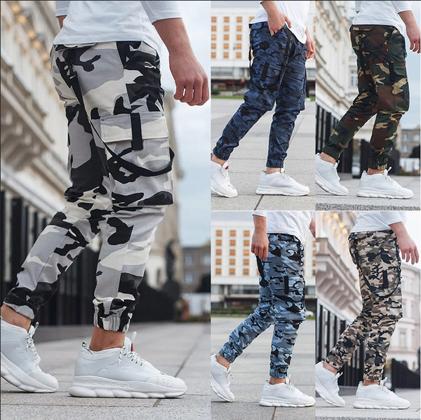 camouflage hiking pants