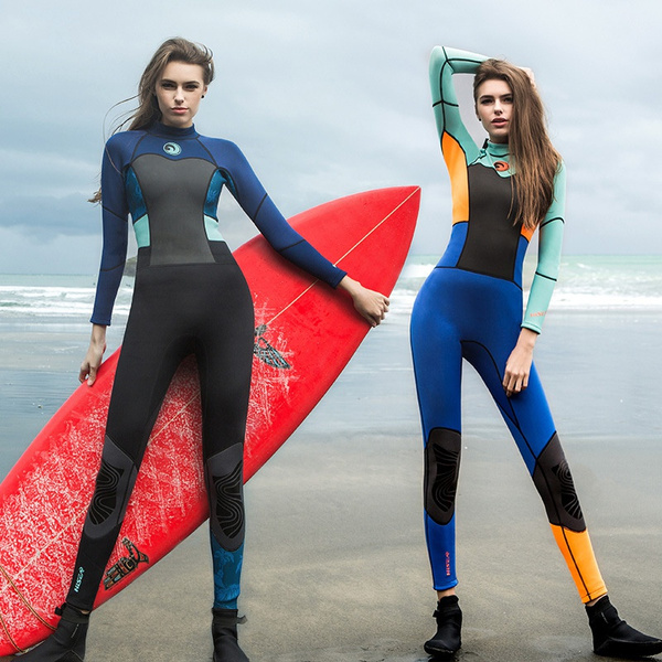 Neoprene 1.5mm Womens Full Body Wetsuit Swim Scuba Wet Suit Diving Suit  Swimwear Swimsuit
