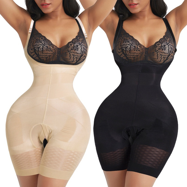 Fajas Colombianas Seamless Full Body Control Bodysuit Shapewear Women Body  Shaper Slimming Underwear