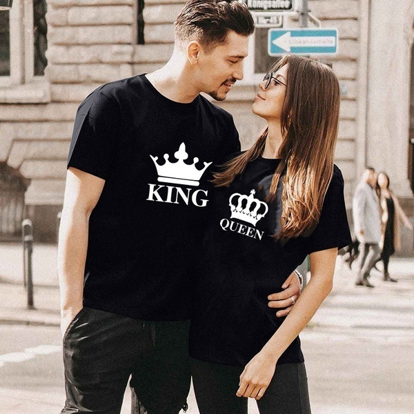 Tee shirt couple king queen new arrivals