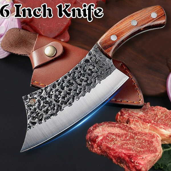 Kitchen Knives Boning Meat  Chef Knife Cleaver Hand Forged - Chef