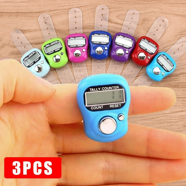 Mini Stitch Marker And Row Finger Counter LCD Electronic Digital Tally Counter
