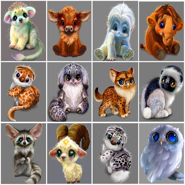 DIY 5D Diamond Painting Animal by Number Kits Painting Cross Stitch Full  Drill Crystal Rhinestone Embroidery Pictures Arts Craft for Home Wall Decor  Gift | Wish