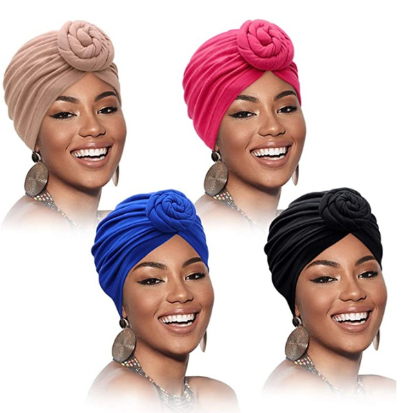 African Pattern Headwrap Pre-Tied 