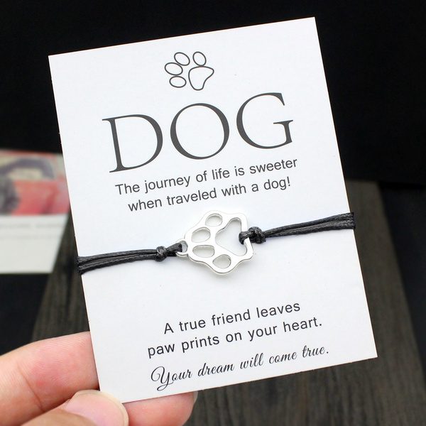 Dog Bracelet Symbol Of Protection Gift For Best Friend Dog Spirit Animal Dog Totem Animal Bracelet Wish Bracelet Friendship Bracelet
