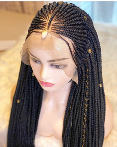 wig, women's wig, Hair Extensions & Wigs, braidswig
