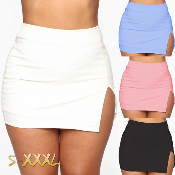 sexy plus size mini skirt