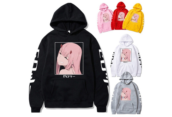 Darling in the shop franxx zero two hoodie