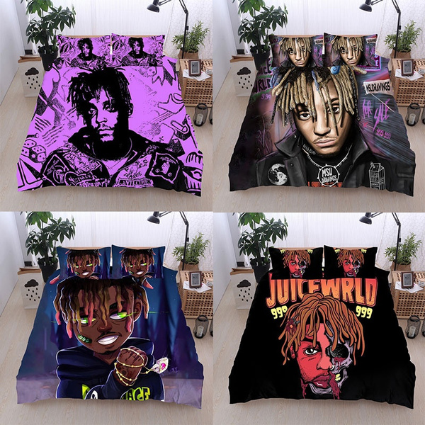 3d Print Rapper Juice Wrld Bedding Sets Hip Hop Style Duvet Cover Sets New Personality Bedding