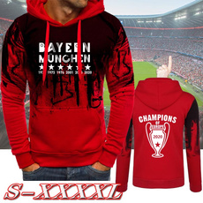 footballofeuropetop, hooded, bayernhoodie, Sweatshirts