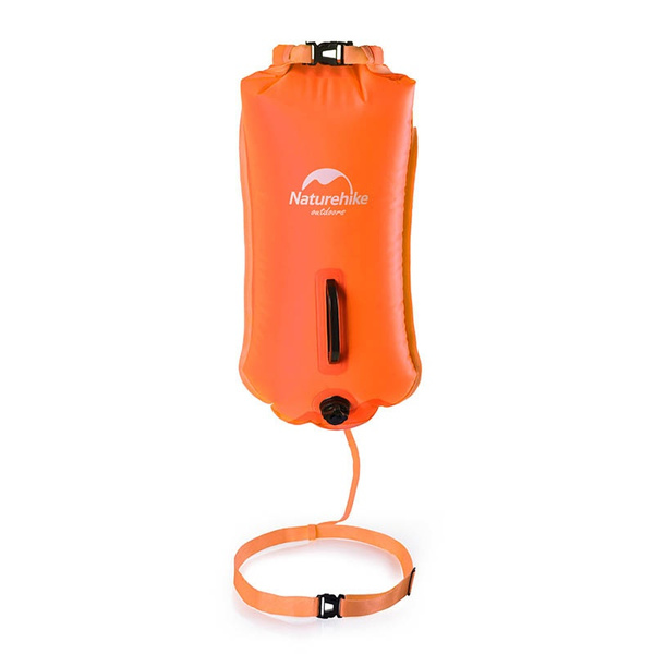 Naturehike 28L High Visible Safety Swim Buoy Ultralight Bubble Tow Float and Dry Bag for Open Water Swimming Kayaking Snorkeling Diving Trailing with Adjustable Waist Belt Naturehike 28L High Visible Safety Swim Buoy Ultralight Bubble Tow Float and Dry Bag for Open Water Swimming Kayaking Snorkeling Diving Trailing with Adjustable Waist Belt