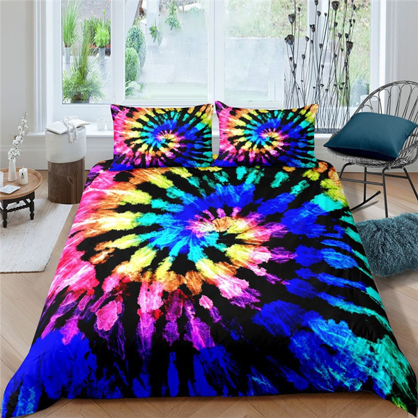 tie dyeing comforter