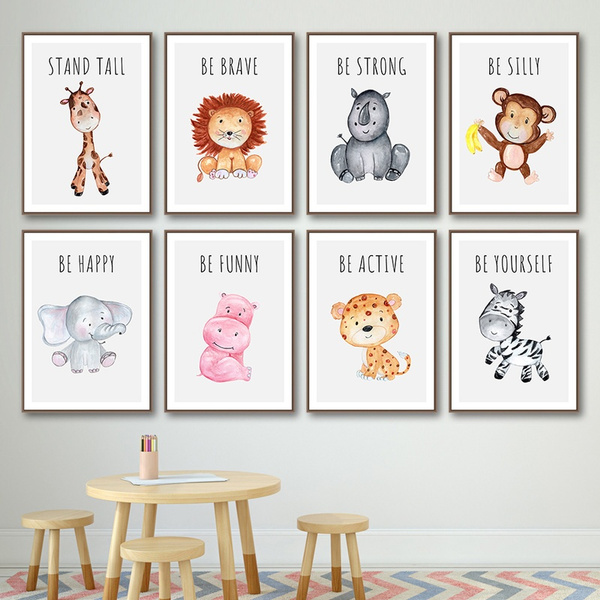 Print In Print Art  Nursery Wall Art Prints and Kids Wall Decor