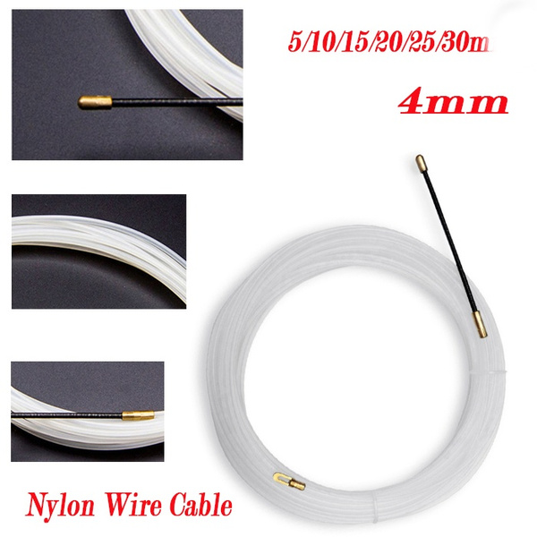 Nylon Wire Cable 4mm Push Puller Running Cable Wire Kit Wall
