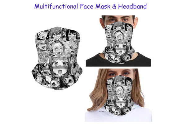 Assassination Classroom Korosensei Dustproof Filter Mask Headband Bandana Scarf Headband Headwrap Neckwarmer