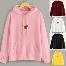 women pullover, butterfly, Fashion, Hoodies
