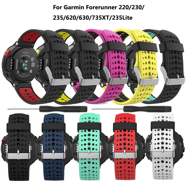 Soft Silicone Replacement Sport Strap For Forerunner 235 WatchBand For Forerunner 220/235/230/620/630/735XT Bracelet | Wish
