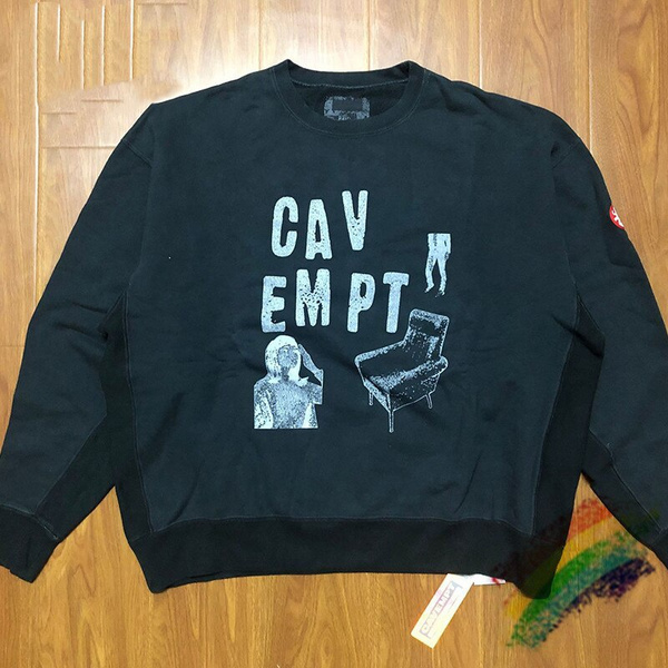 2020ss CAV EMPT CE Overdye Chair Crewneck Men Woman 1:1 Top