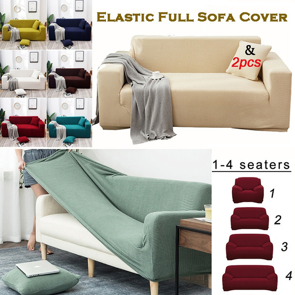 Polar Fleece Sofa Slipcover - Non-slip Sofa Cover With Bow Pattern