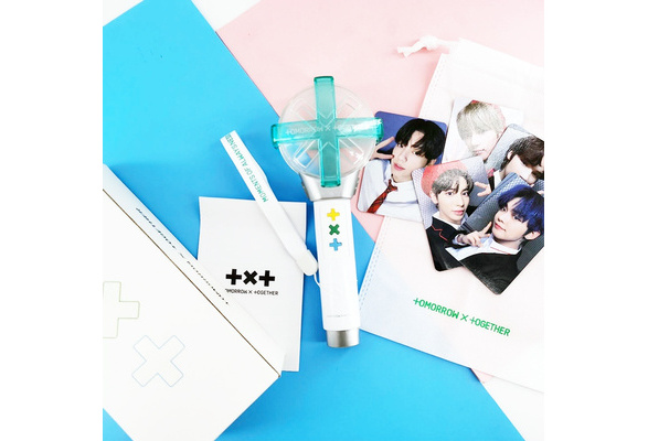 KPOP TXT Official Light Stick with Bluetooth Tomorrow X Together Concert  Lightstick + Photocards + Strap + Dust Bag