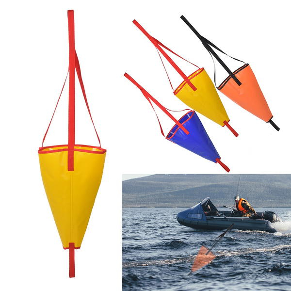 Sea Brake System Drift Sock Fishing Sea Anchor Drogue for Kayak Canoe Boat❤F