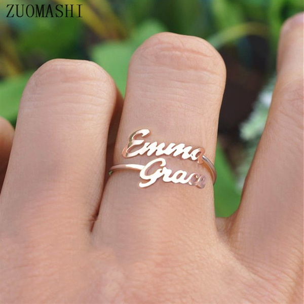 personalized name rings for mom