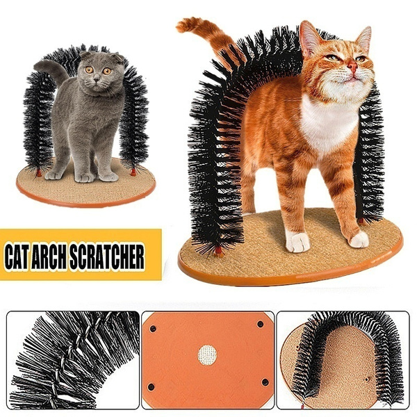 Pet Toy Scratching Tickle Cats Hair Brush Funny Cat Toy as seen on