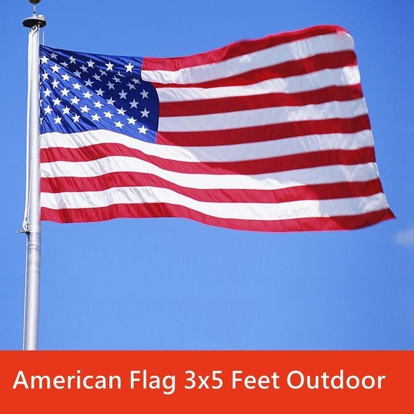 Patriotic Decorations American Flag 3x5 FT Outdoor Polyester Fabric Usa