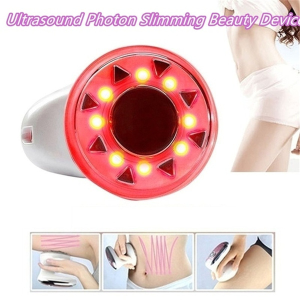 Potable RF Cavitation Ultrasonic LED Body Slimming Massager Fat Burner ...