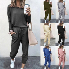 Cotton, pullover hoodie, pants, Tops
