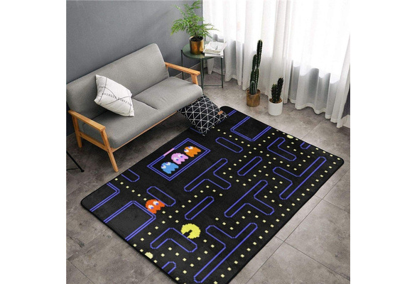 Pacman Arcade Game Carpet Bedroom Living Room Kitchen Floor Mats Home Decor  Non-Slip Floor Pad Rugs Fast Dry Rug Yoga Mat Throw Rugs Carpet