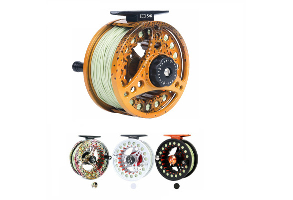 MAXCATCH 3/4 5/6 7/8wt Pre-Loaded Fly Fishing Reel with Fly Line