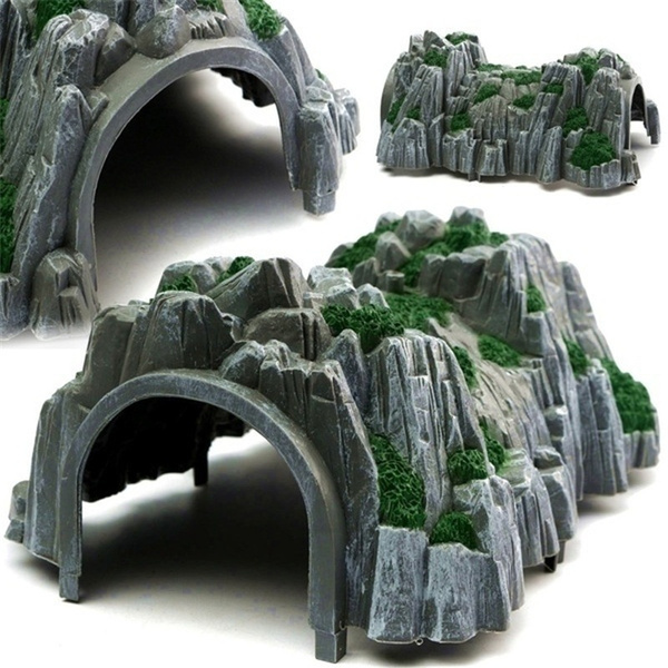 1:87 Maßstab Cave Modell Sand Tabelle Bahnzug Tunnel Miniaturen basteln Geschenk