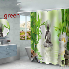 foresttree, Polyester, Waterproof, Shower Curtains