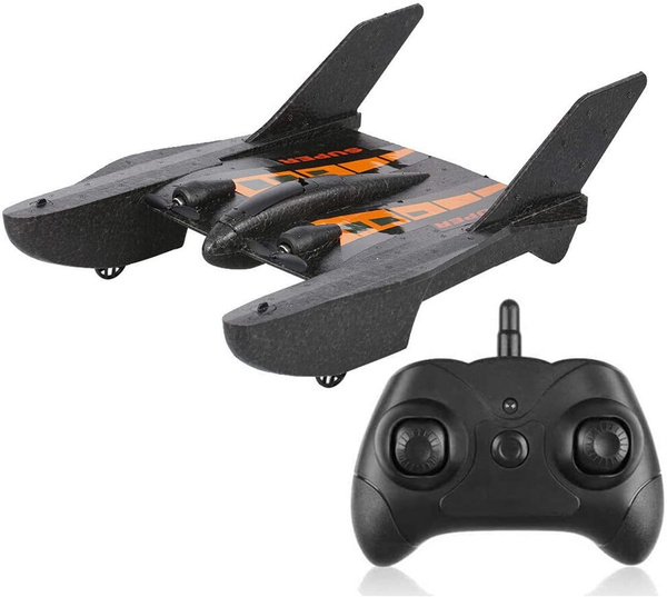 Mini RC Airplane Fixed Wing Spaceship Drone Model Aircraft Glider Drone