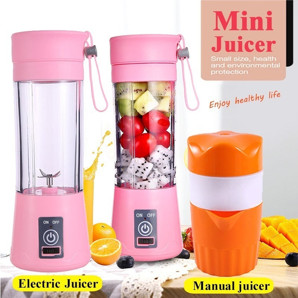 Compact Travel Kitchen Electric Blender: Mini Mixer, Juicer