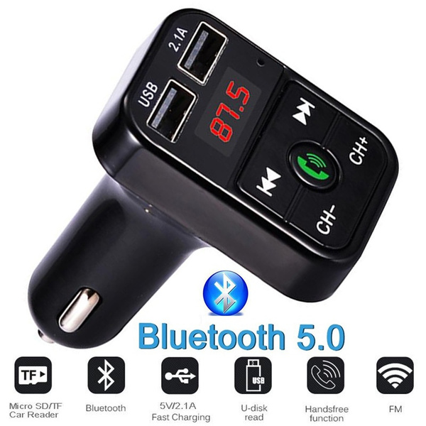 Car Bluetooth Kit FM Transmitter Wireless Radio Adapter USB Charger MP3 Player 