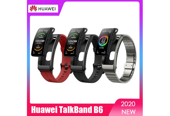Original Huawei TalkBand B6 Talk Band B6 width Bluetooth Smart Bracelet  Sports Wristbands Touch AMOLED Screen Call Earphone Band