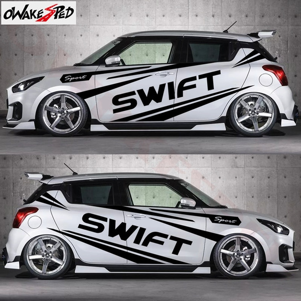 High Quality Cheap Simple Sport Design The WHole Body Car Sticker For  Suzuki Swift Alto BA015
