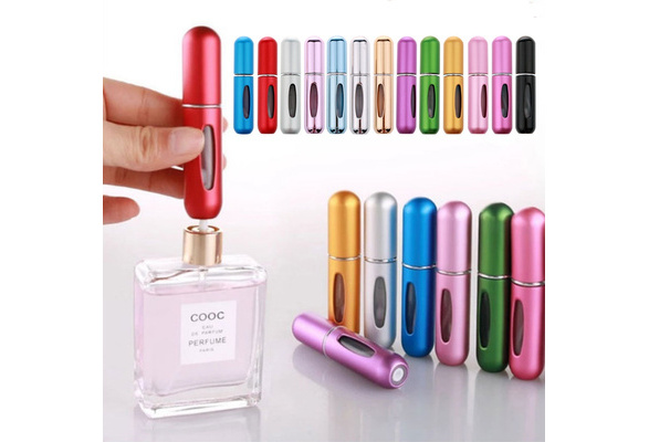 Perfume Bottle 5ml-20ml Empty Container Travel Portable Elegant Alcohol  Ultra Mist Sprayer Atomizer Spray Bottles Colorful Glass