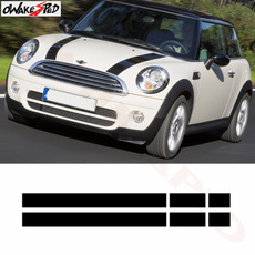 Car Sticker, Hood, Mini, Stripes