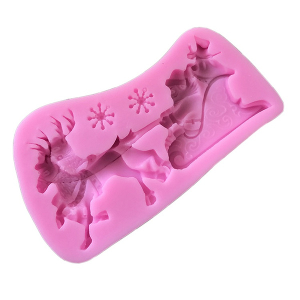 Christmas Santa Large Silicone Mold Fondant Mold Chocolate Mold Christmas  Cake Decoration Cake Decorating Tools Cake Molds 