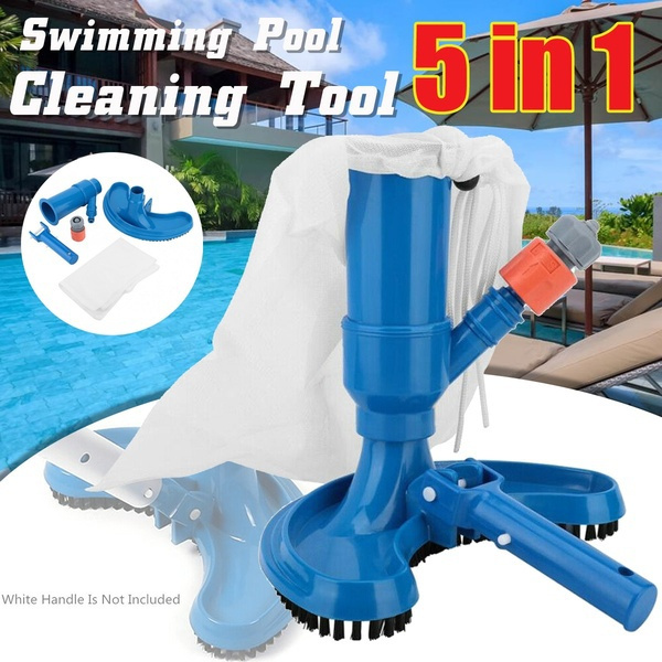 5 In 1 Portable Swimming Pool Vacuum Cleaner Mini Jet Underwater Cleaner For Cleaning Small Swimming Pools Spas Jacuzzis Fountain Pools And Hot Tubs Wish