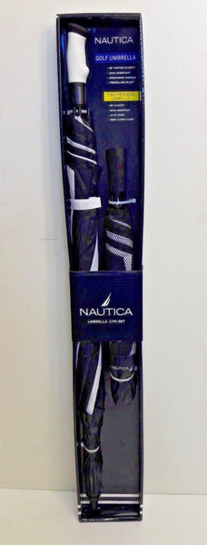 nautica nts18 golf umbrella 2 pc set two person umbrella