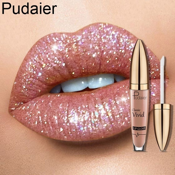 Exquisite Pudaier Matte Lip Gloss White Bottle Sexy Lipstick Long