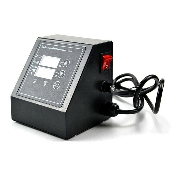 8 in 1 Heat Press Machine 2 Display Digital Control Box Temperature Time For 5 