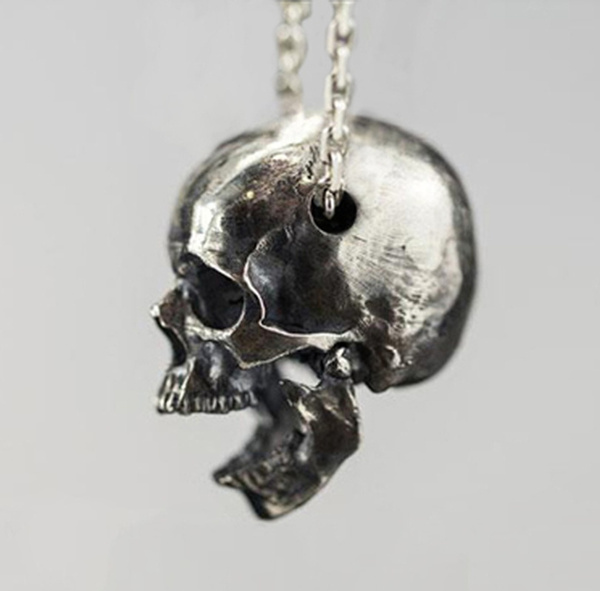 Necklace Skull Pendant Stainless Steel | Jewelry Men Skull Stainless Steel  - Necklace - Aliexpress
