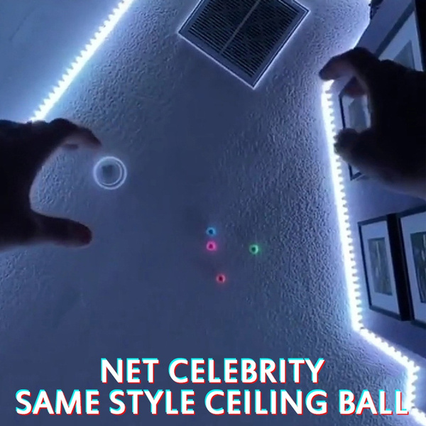 fluorescent sticky target balls