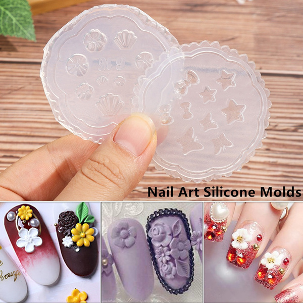 Mini Letters Numbers 3D Nail Art Decorations UV Crystal Epoxy Mold Nail  Ornaments Silicone Mould DIY Crafts Jewelry Casting Tool - AliExpress